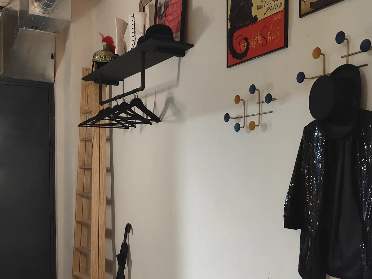 Area de recepción del espacio cultural La Boa Negra